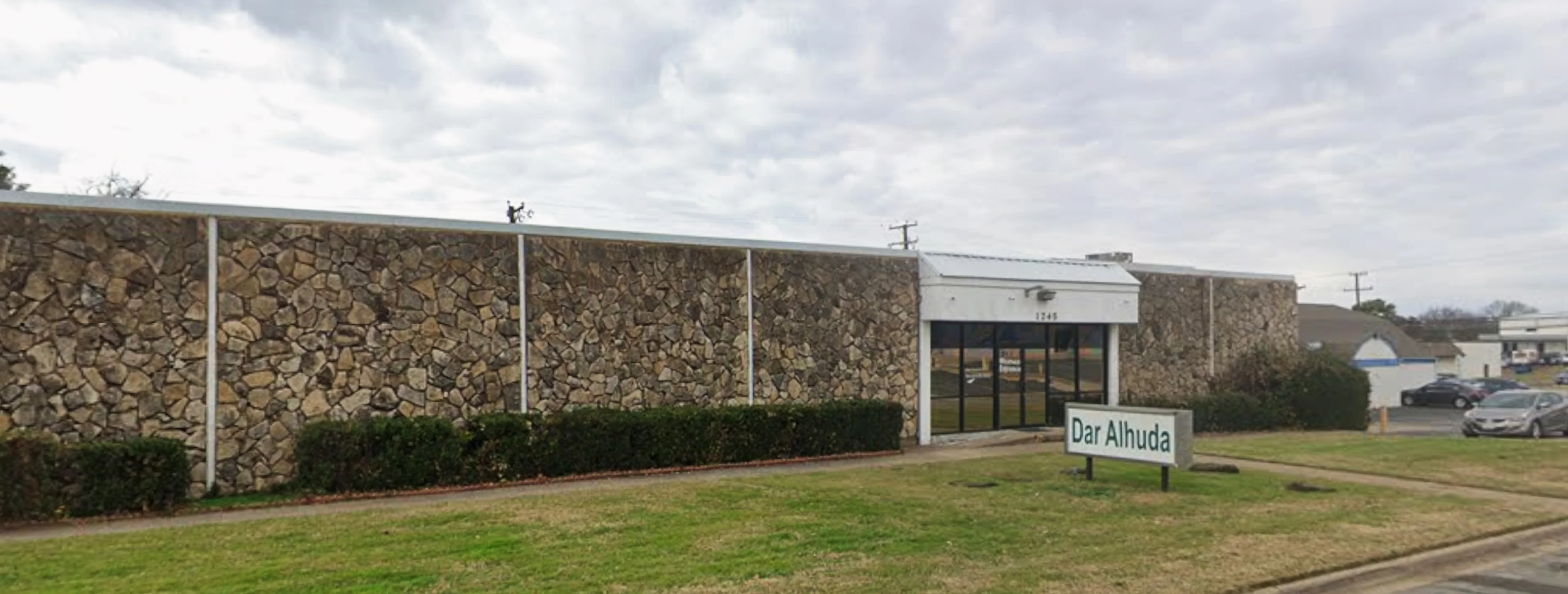Exterior view of Dar Alhuda Inc Hurst building
